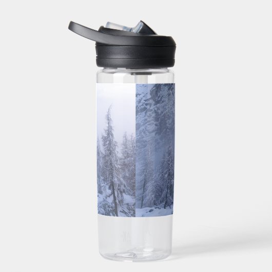 Winterwonderland sneeuwmoesson waterfles (Rechts)