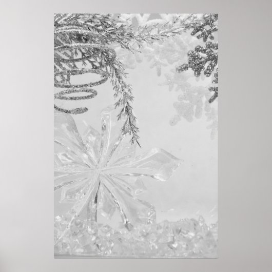 winterwonderland verticaal poster (Voorkant)