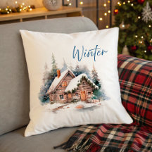 Winterwoning en herten in besneeuwd bos