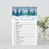 winterwoud Baby word scramble game (Staand voorkant)