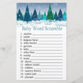 winterwoud Baby word scramble game (Voorkant)