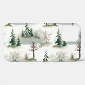 Winterwoud: handgetekende groene vervaging Case-Mate iPhone case (Achterkant (horizontaal))