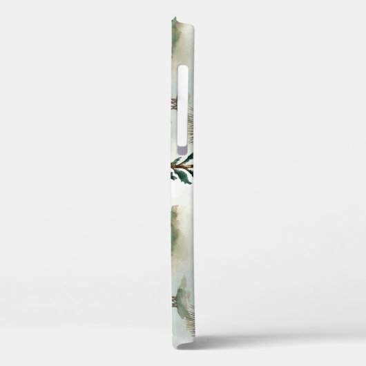 Winterwoud: handgetekende groene vervaging Case-Mate iPhone case (Achterkant / Links)