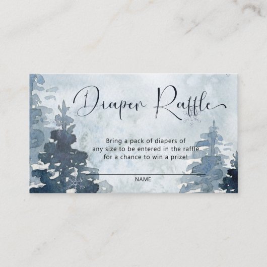 Winterwoud Het is koud Buiten luienverkeer Informatiekaartje (Voorkant)