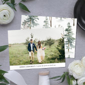 Winterwoud | Vrolijke Kerstfoto Feestdagenkaart