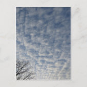 Wintery Clouds Briefkaart (Voorkant)