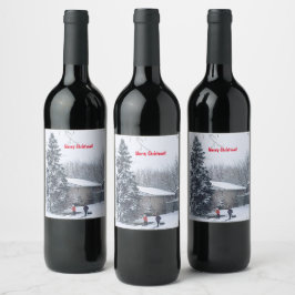 Wintery Days Deserve Reserve Wijn Etiket