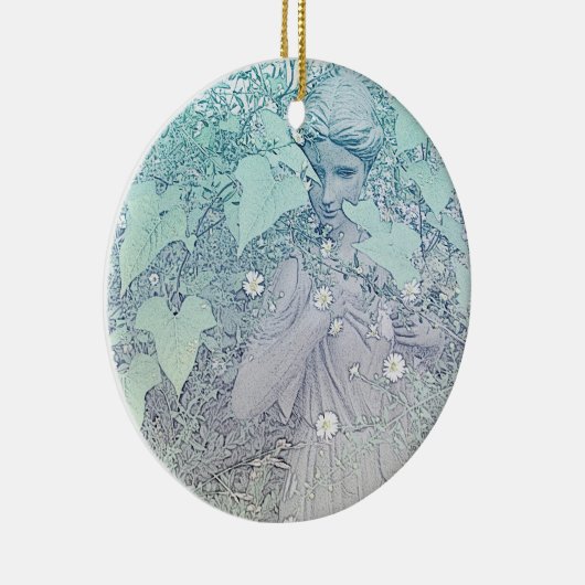 Wintery Goddess Keramisch Ornament (Rechts)