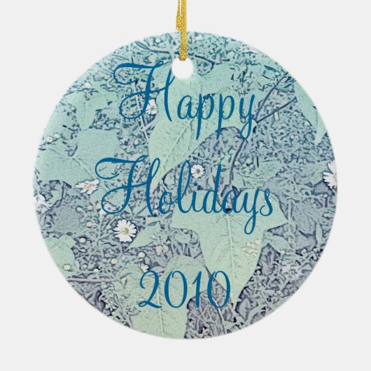 Wintery Goddess Keramisch Ornament (Achterkant)