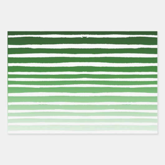 Wintery kerstschaduwen van Green Gift Inpakpapier Vel (Voorkant 2)