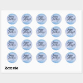 Wintery Prettige feestdagen Stickers (Vel)