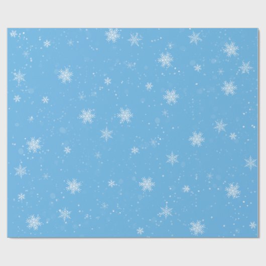 Wintery Snowfall Cadeaupapier (Vlak)