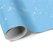 Wintery Snowfall Cadeaupapier (Rol Hoek)