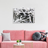 Wintery Stream verpakt Canvas Afdruk (Insitu (Woonkamer))