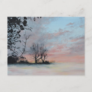 Wintery Sunrise Briefkaart