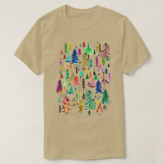Wintery Trees T-shirt (Design voorkant)