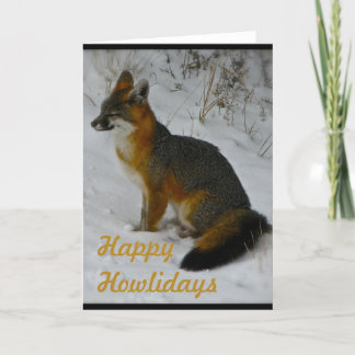 Wintery Wildlife Card Feestdagen Kaart