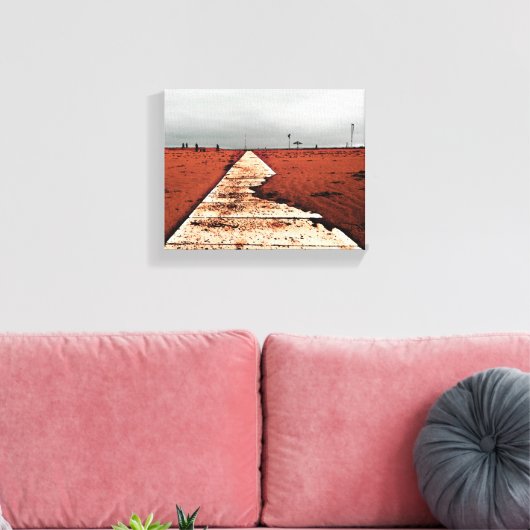 Winterzee Canvas Afdruk (Insitu (Woonkamer))