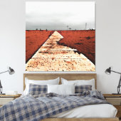 Winterzee Canvas Afdruk (Insitu (Slaapkamer))