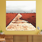 Winterzee Canvas Afdruk (Insitu (Woonkamer))