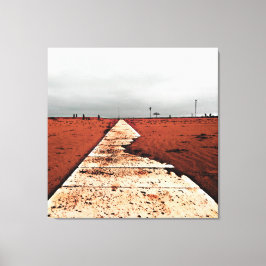 Winterzee Canvas Afdruk