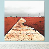 Winterzee Canvas Afdruk (Insitu (Houten vloer))