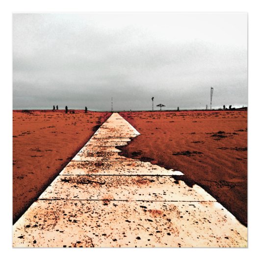 Winterzee Foto Afdruk (Voorkant)