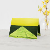 Winterzee Kaart (Gele Bloem)