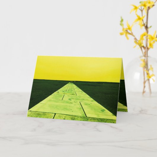 Winterzee Kaart (Gele Bloem)