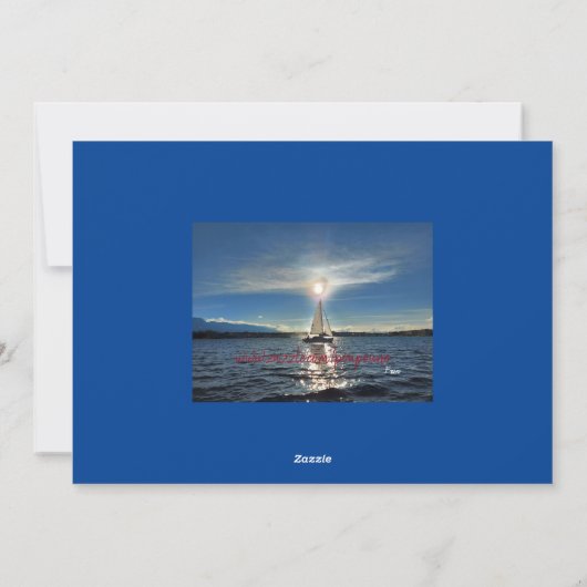 winterzeilen feestdagenkaart (Achterkant)