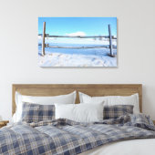 Winterzeit Canvas Afdruk (Insitu (Slaapkamer))