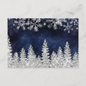 Winterzilversneeuwpiennagboeken voor baby informatiekaartje (Achterkant)