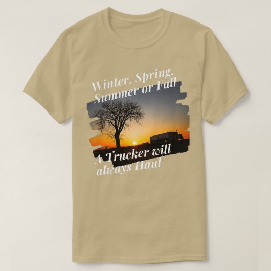 Winterzomer of Herfst T-shirt (Design voorkant)