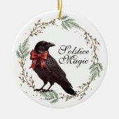 Winterzon Gotische Raven Decoratie (Voorkant)