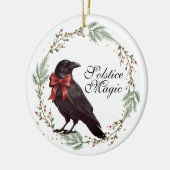 Winterzon Gotische Raven Decoratie (Links)