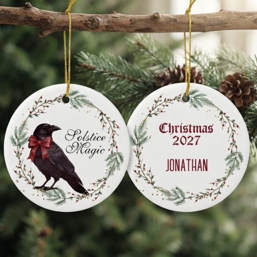 Winterzon Gotische Raven Decoratie