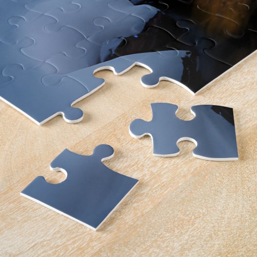 Winterzon in de woestijn legpuzzel (Zijkant)