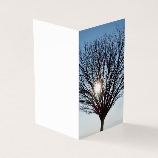 winterzon kaart (Buitenkant)