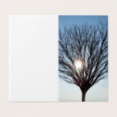 winterzon kaart (Buitenkant ongevouwen)