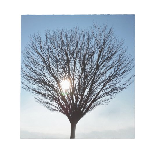 winterzon notitieblok (Voorkant)