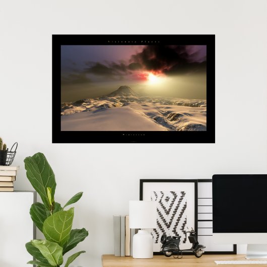 winterzon poster (Thuiskantoor)