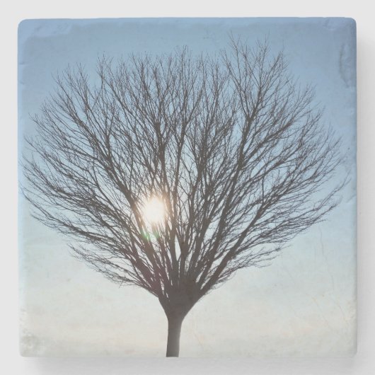 winterzon stenen onderzetter (Voorkant)