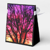 Winterzonneboom - zwart bedankdoosjes (Achterkant)