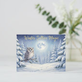 Winterzonnekaart Briefkaart (Staand voorkant)