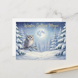 Winterzonnekaart Briefkaart