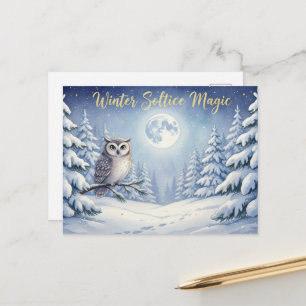 Winterzonnekaart Briefkaart