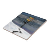 Winterzonneschermen voor Tegel van keramische kera Tegeltje (Zijkant)