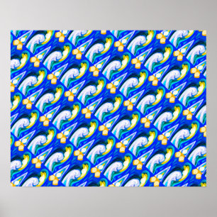 winterzonneschijn poster