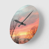 Winterzonnewandklok Ronde Klok (Hoek)