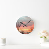 Winterzonnewandklok Ronde Klok (Huis)